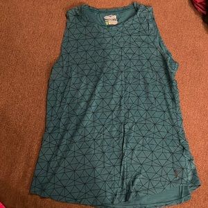 Bamboo teal tank top